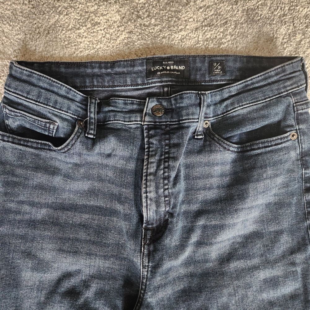 Lucky Brand Ankle Cheville Blue Jeans